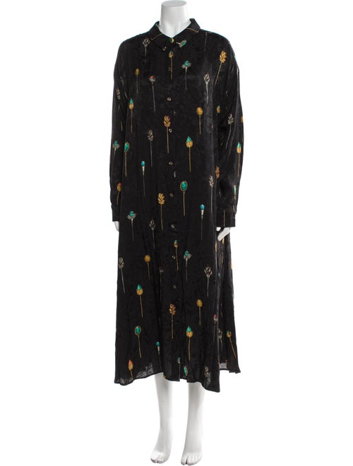 Agua by Agua Bendita Floral Print Long Dress