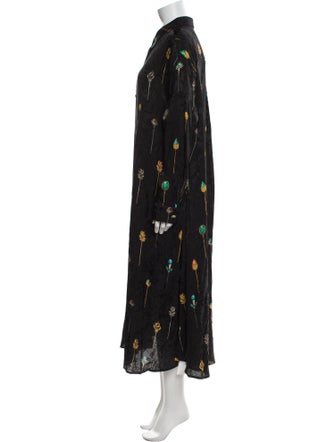 Agua by Agua Bendita Floral Print Long Dress