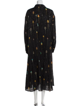 Agua by Agua Bendita Floral Print Long Dress