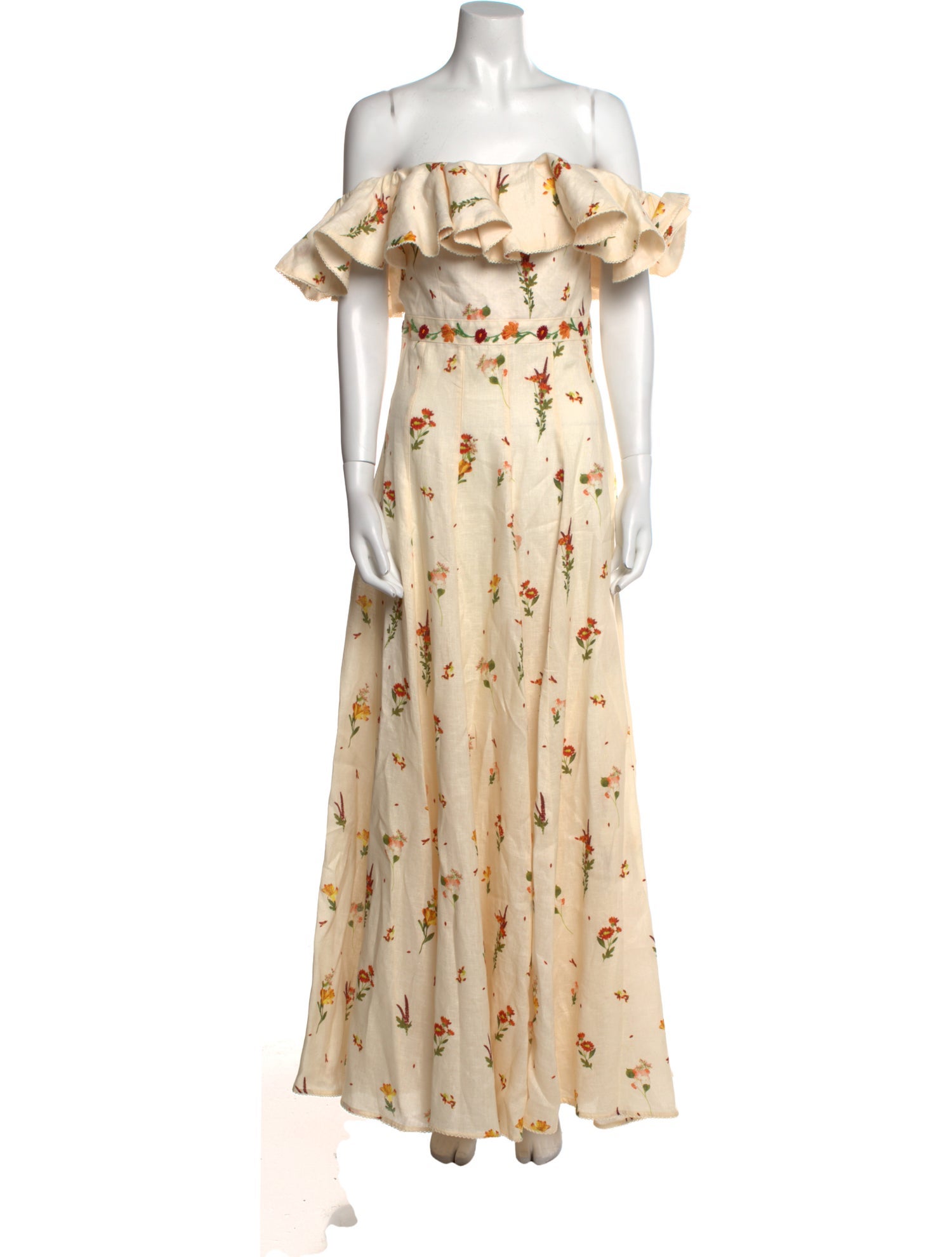 Agua by Agua Bendita Linen Long Dress w/ Tags