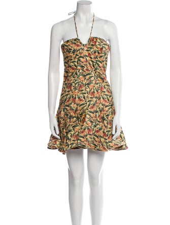 Agua by Agua Bendita Linen Mini Dress