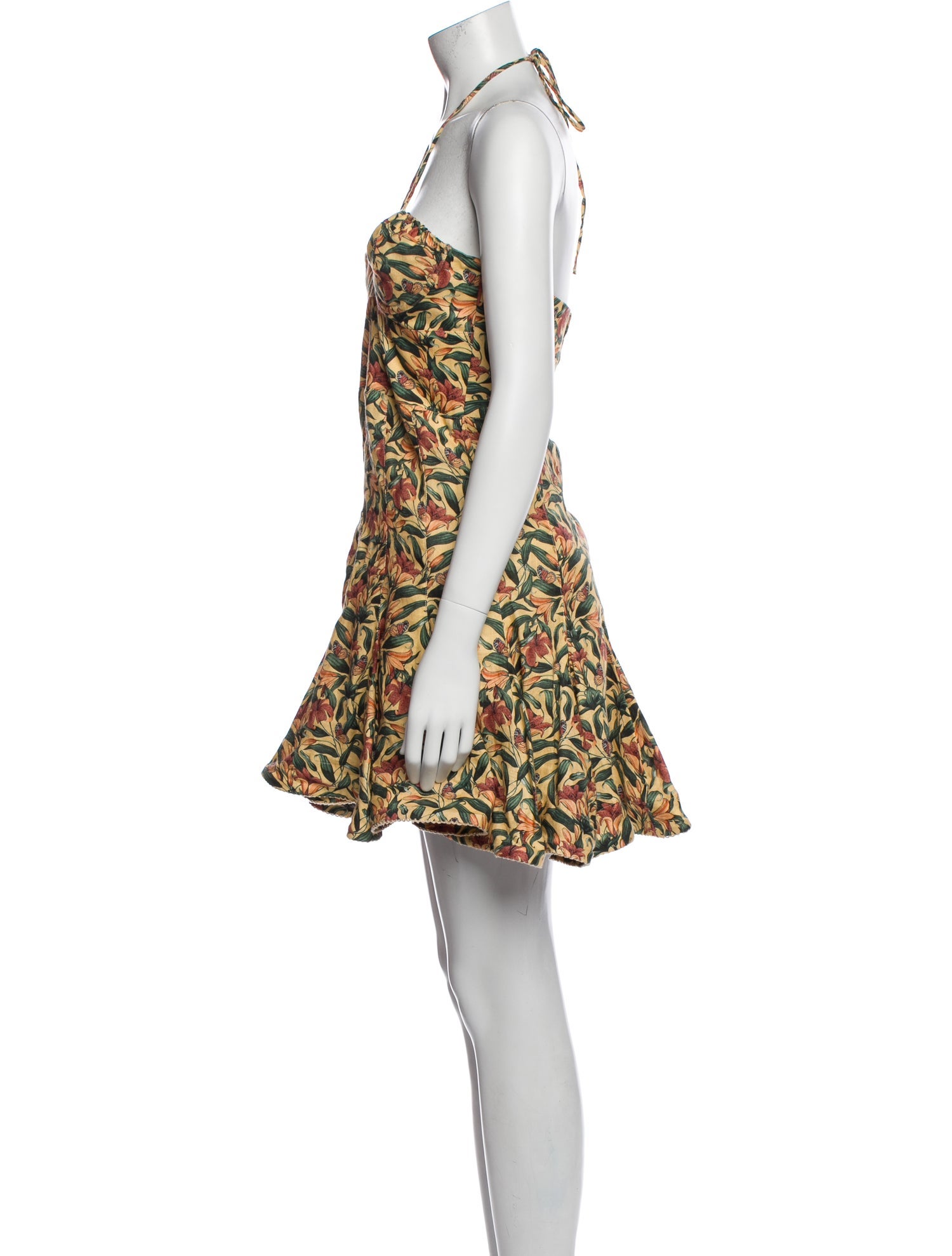 Agua by Agua Bendita Linen Mini Dress