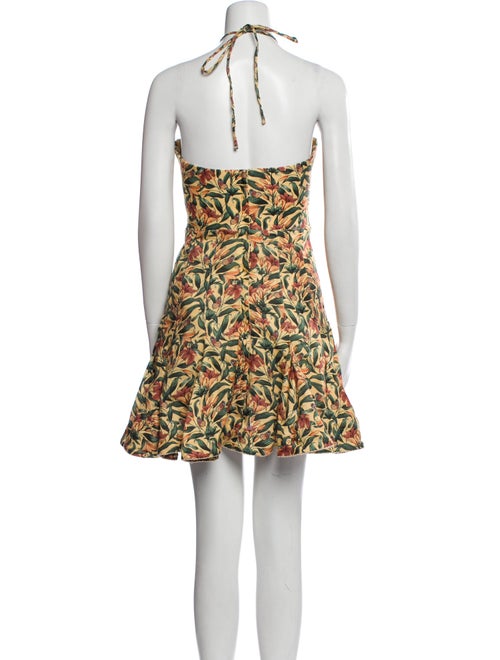 Agua by Agua Bendita Linen Mini Dress