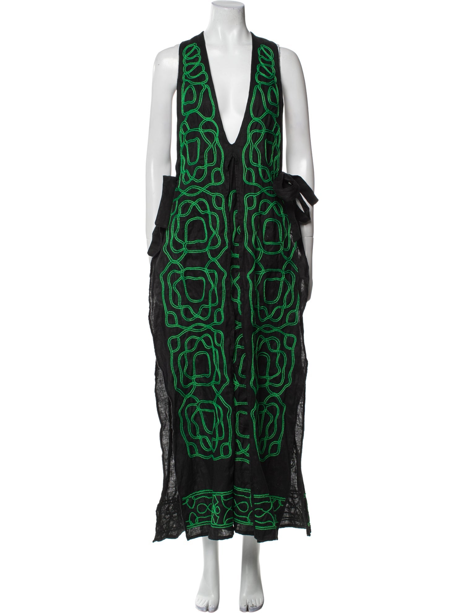 Agua by Agua Bendita Linen Long Dress