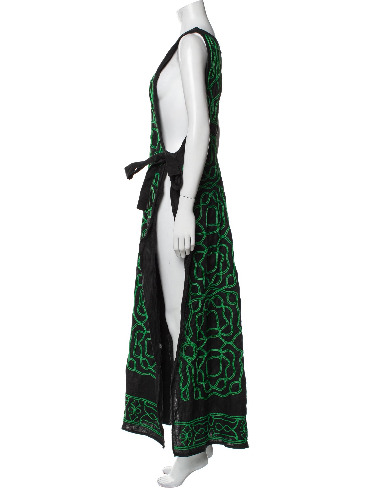 Agua by Agua Bendita Linen Long Dress