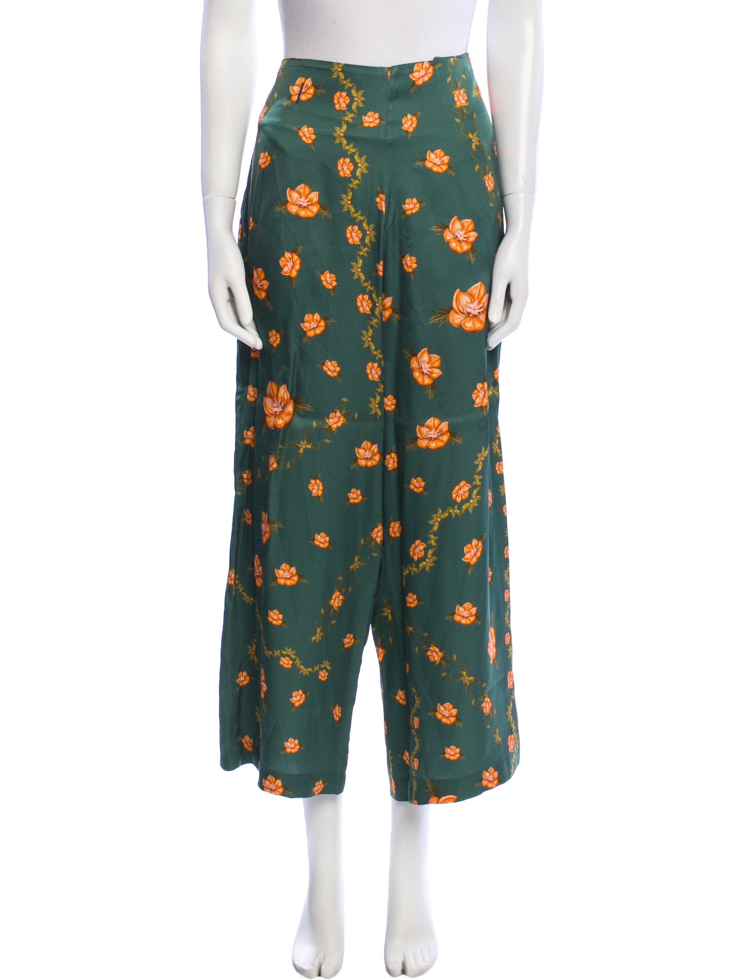 Agua by Agua Bendita Floral Print Wide Leg Pants