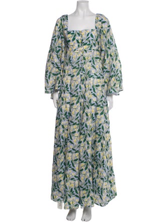 Agua by Agua Bendita Linen Long Dress