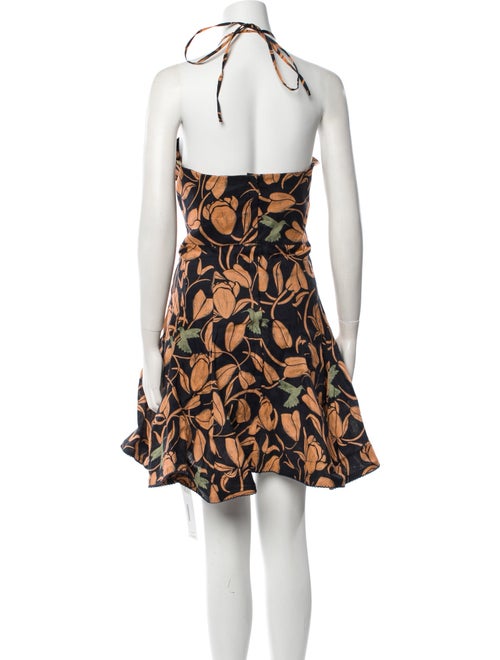 Agua by Agua Bendita Linen Mini Dress