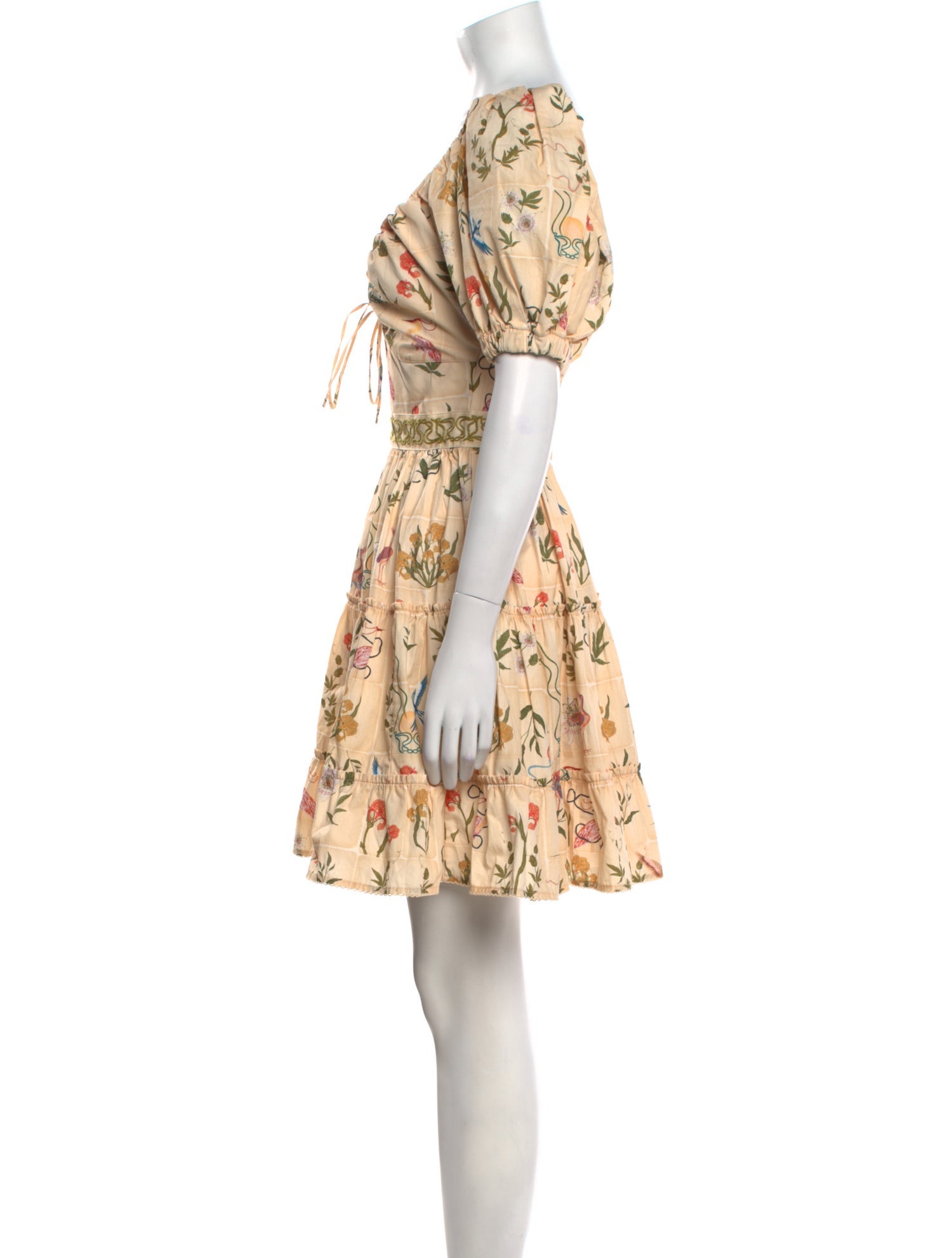 Agua by Agua Bendita Floral Print Mini Dress