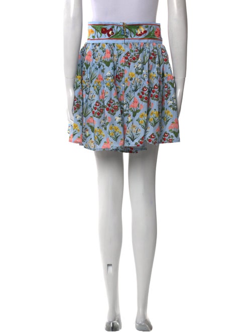 Agua by Agua Bendita Floral Print Mini Skirt