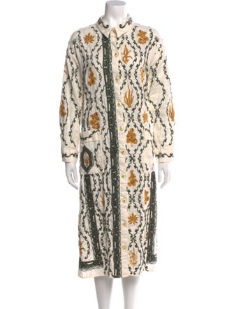 Agua by Agua Bendita Linen Midi Length Dress