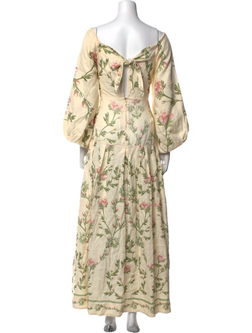 Agua by Agua Bendita Linen Midi Length Dress