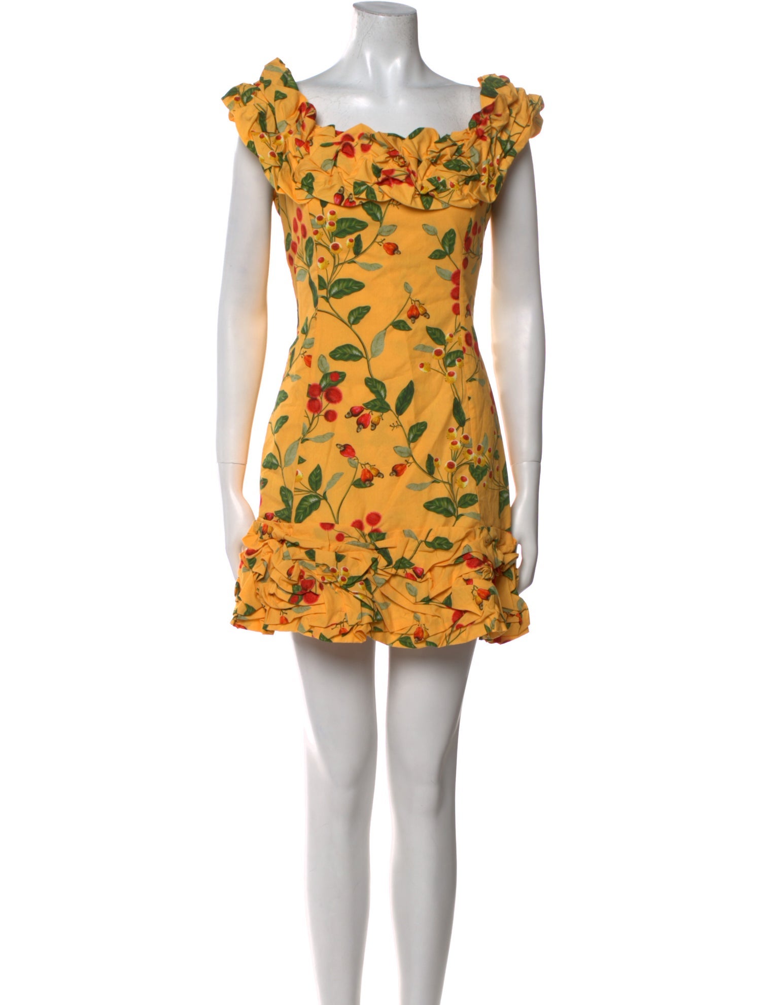 Agua by Agua Bendita Floral Print Mini Dress