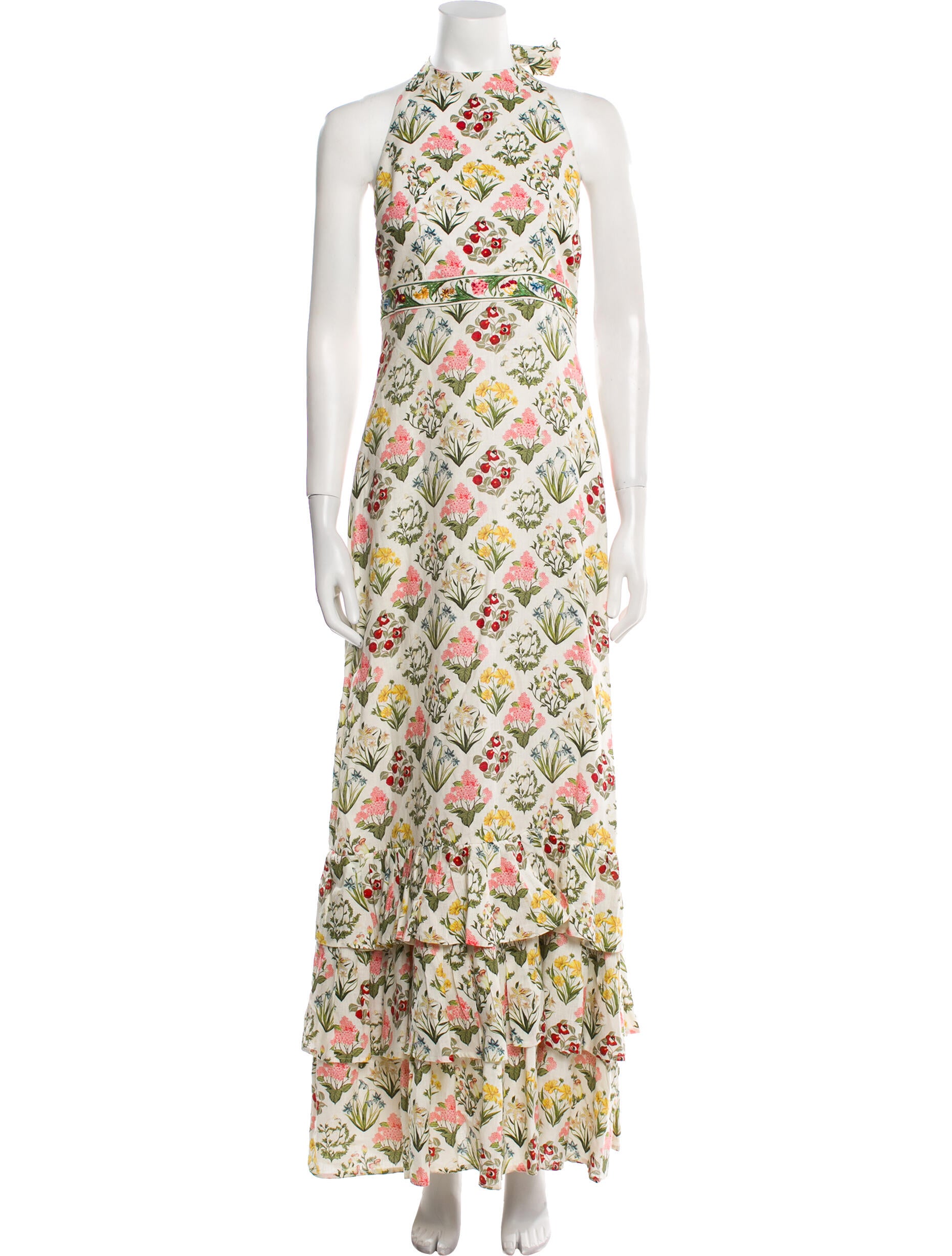 Agua by Agua Bendita Linen Long Dress