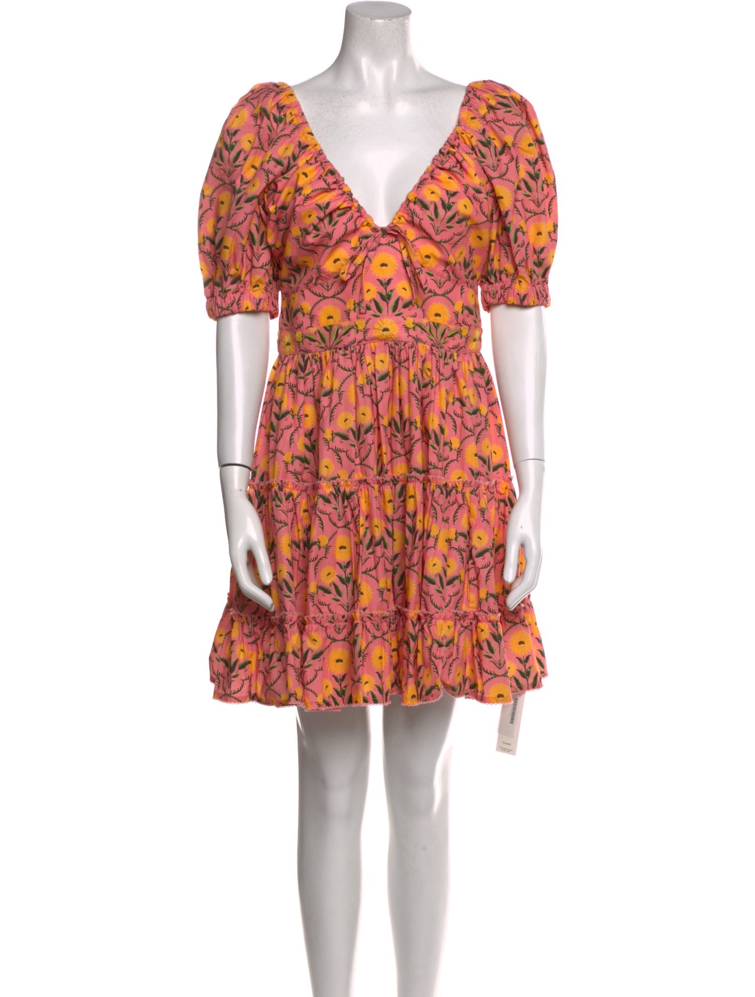 Agua by Agua Bendita Floral Print Mini Dress w/ Tags