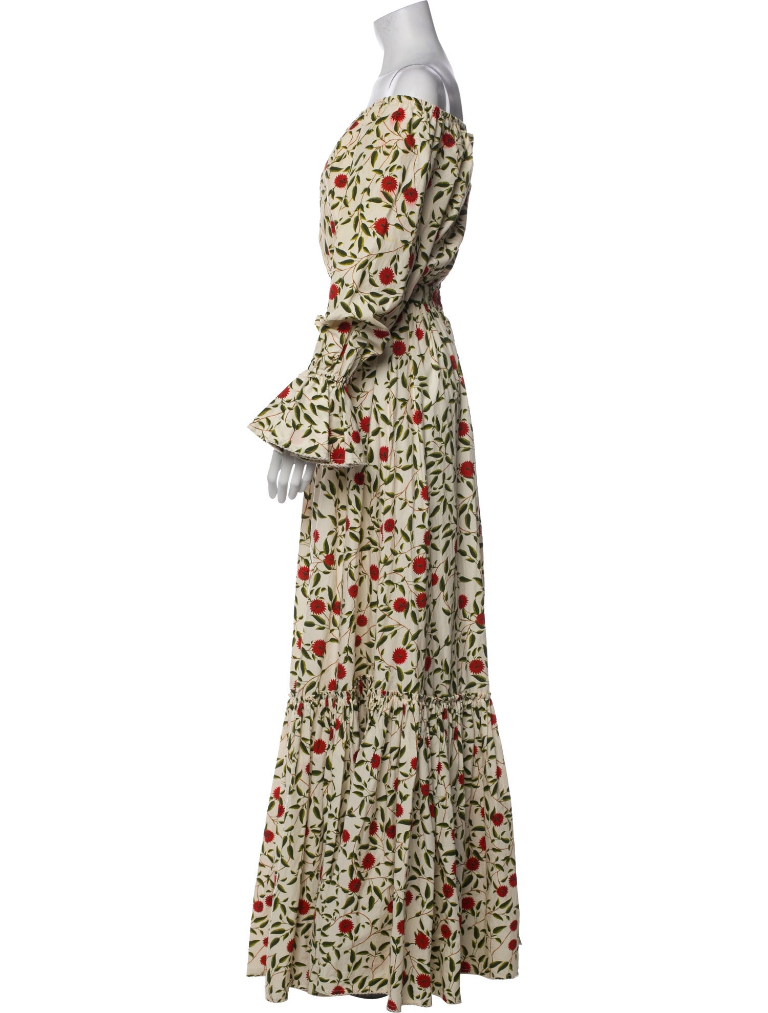 Agua by Agua Bendita Floral Print Long Dress