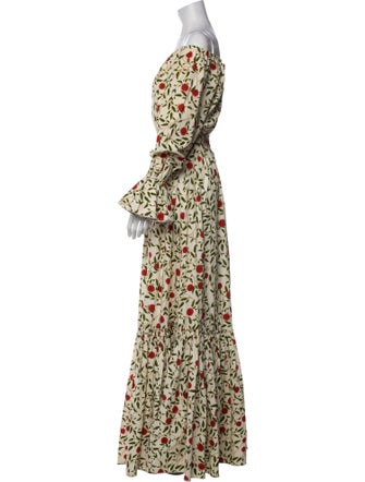 Agua by Agua Bendita Floral Print Long Dress