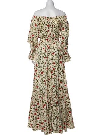 Agua by Agua Bendita Floral Print Long Dress
