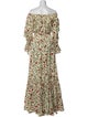 Agua by Agua Bendita Floral Print Long Dress