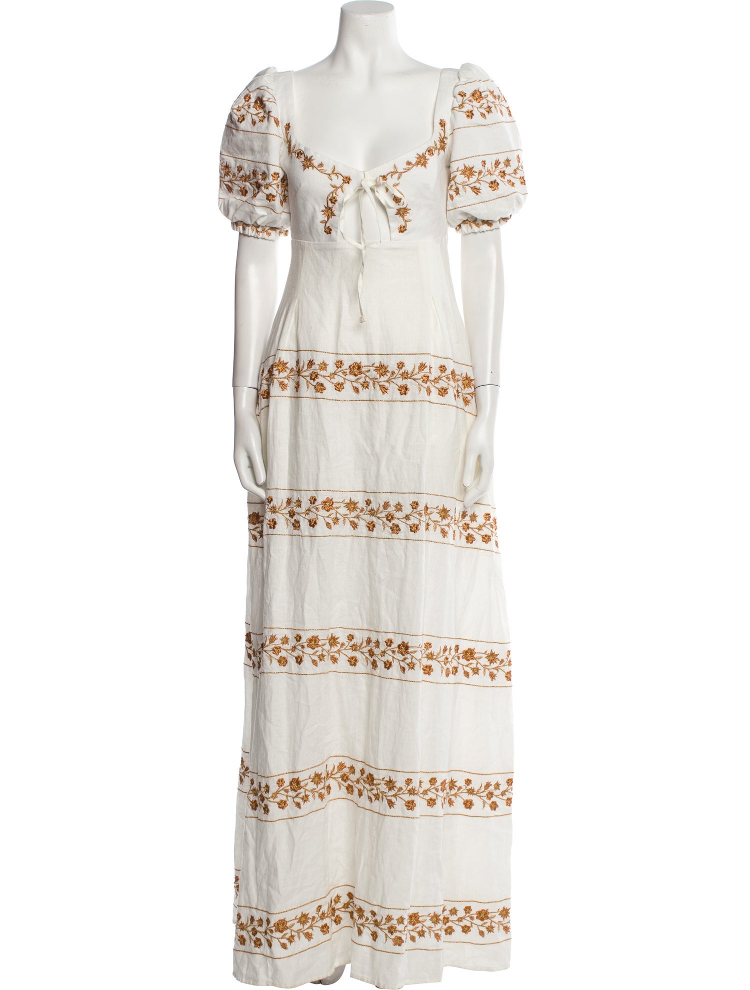 Agua by Agua Bendita Linen Long Dress