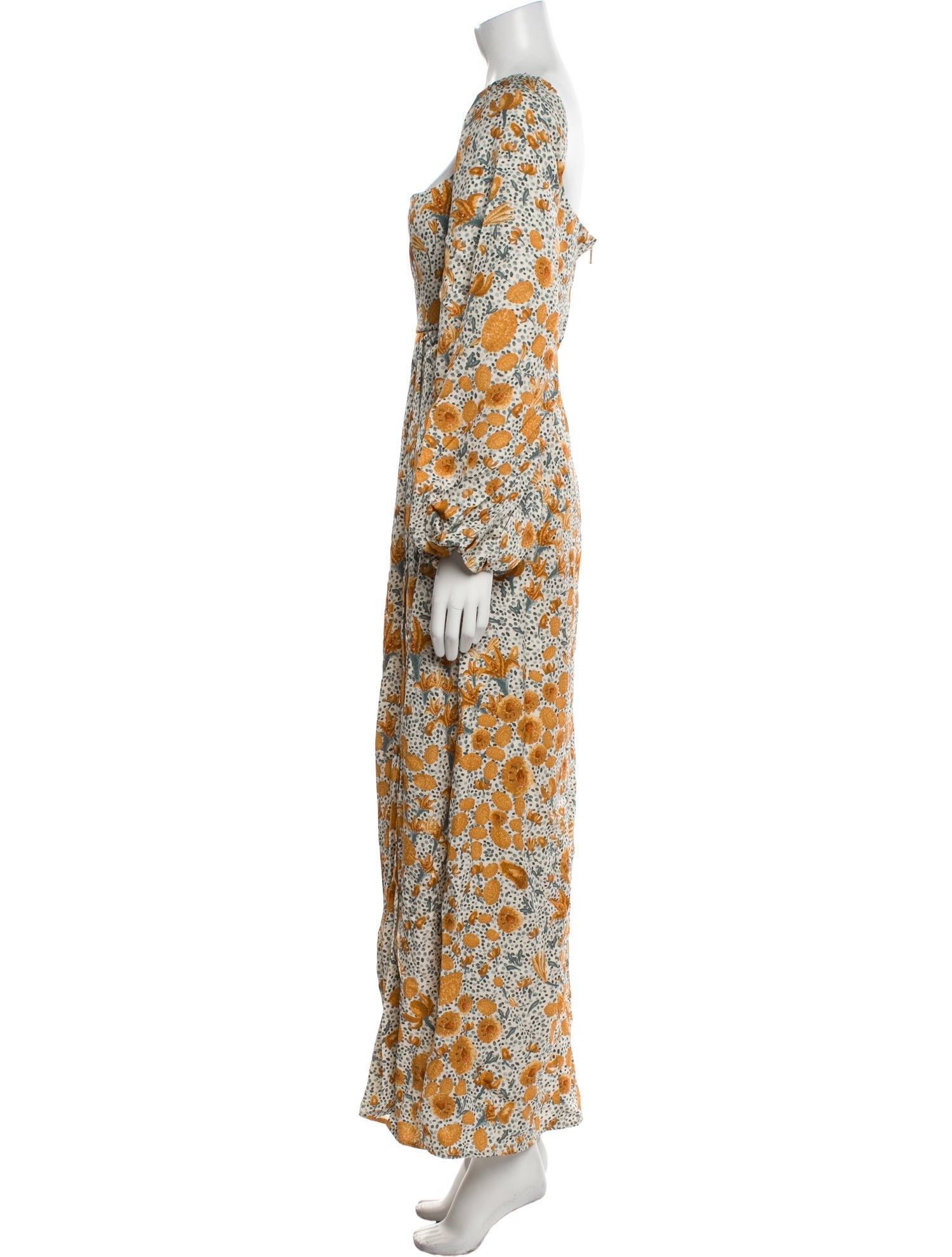 Agua by Agua Bendita Floral Print Long Dress w/ Tags