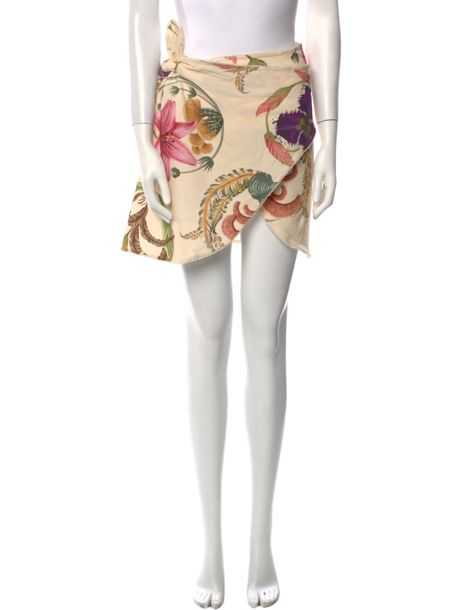 Agua by Agua Bendita Printed Mini Skirt