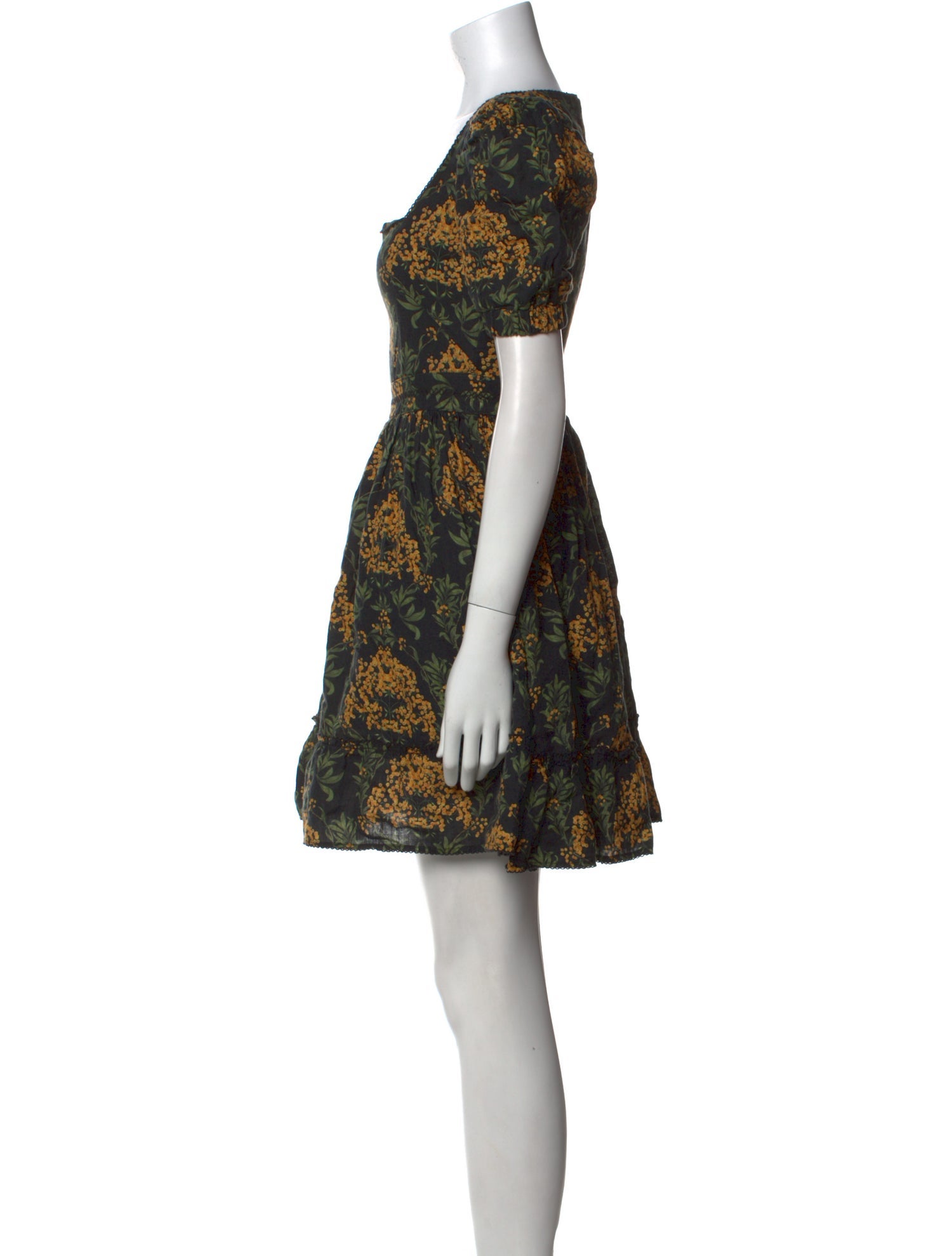 Agua by Agua Bendita Linen Mini Dress