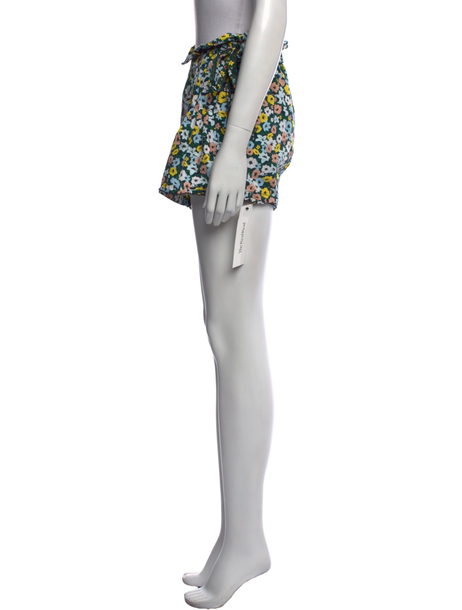 Agua by Agua Bendita Floral Print Mini Shorts