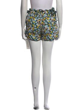 Agua by Agua Bendita Floral Print Mini Shorts