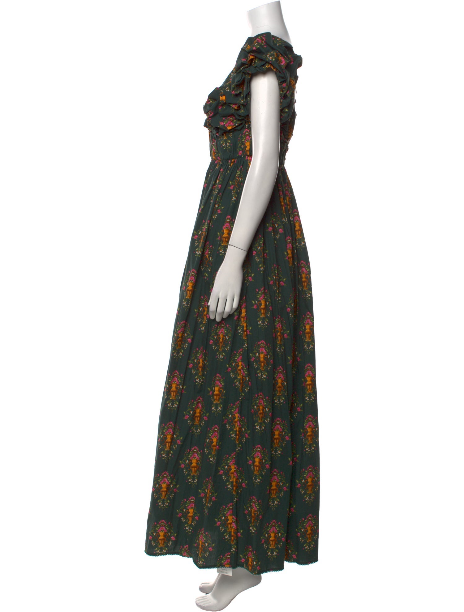 Agua by Agua Bendita Floral Print Long Dress w/ Tags