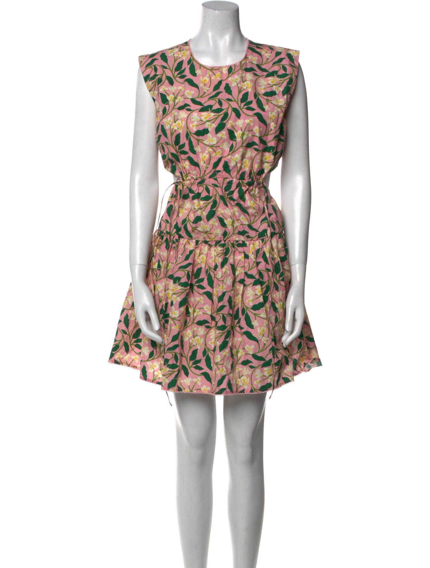 Agua by Agua Bendita Printed Knee-Length Dress