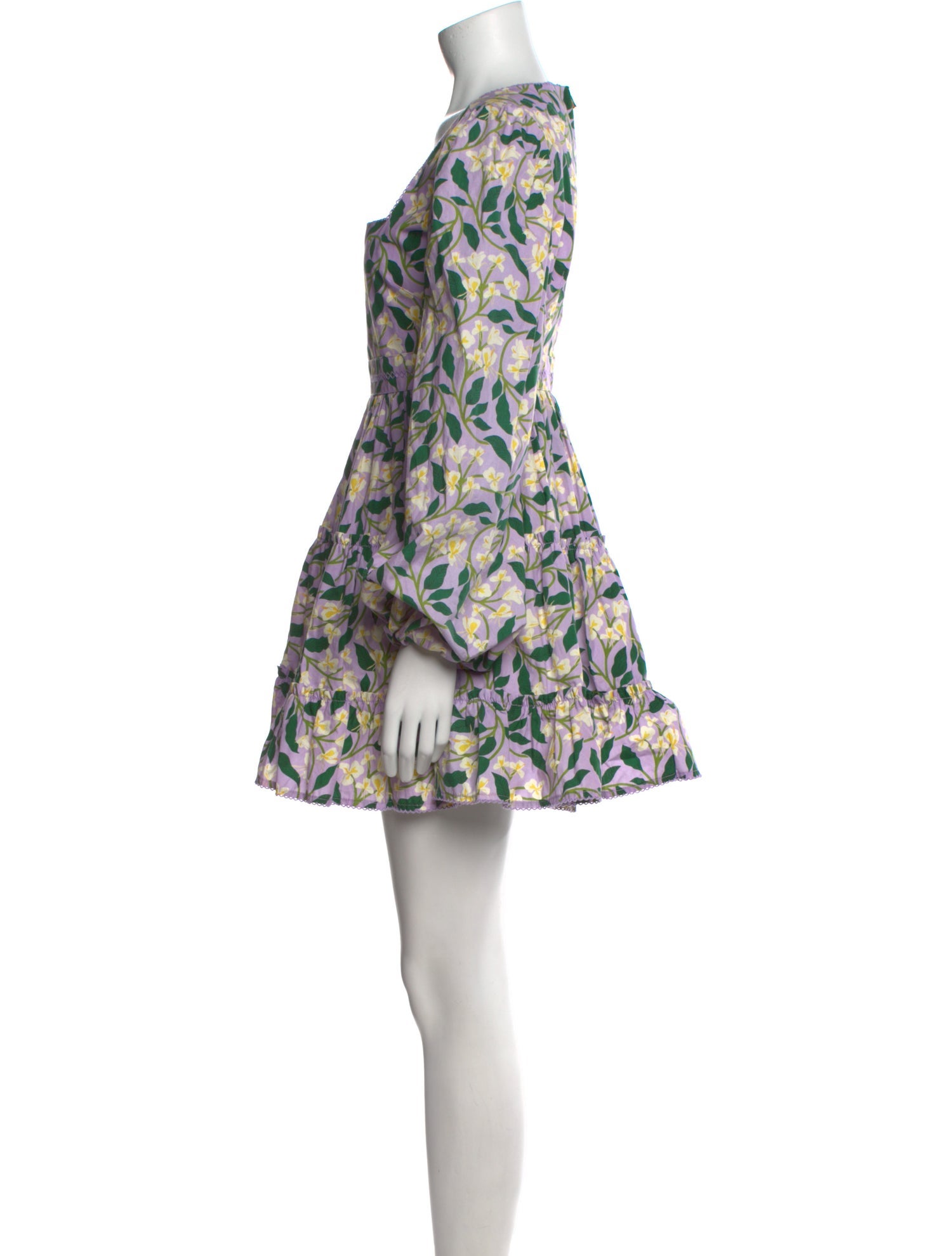 Agua by Agua Bendita Floral Print Mini Dress