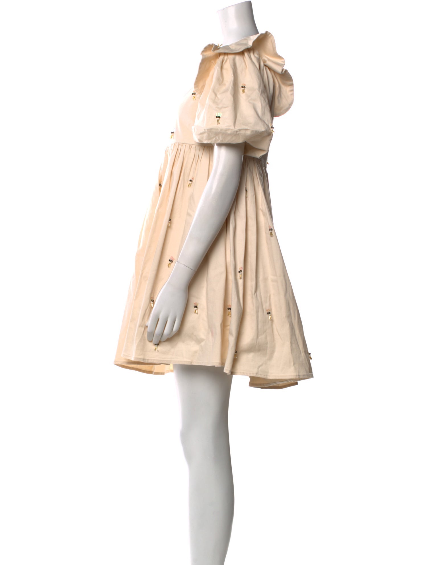 Agua by Agua Bendita Scoop Neck Mini Dress