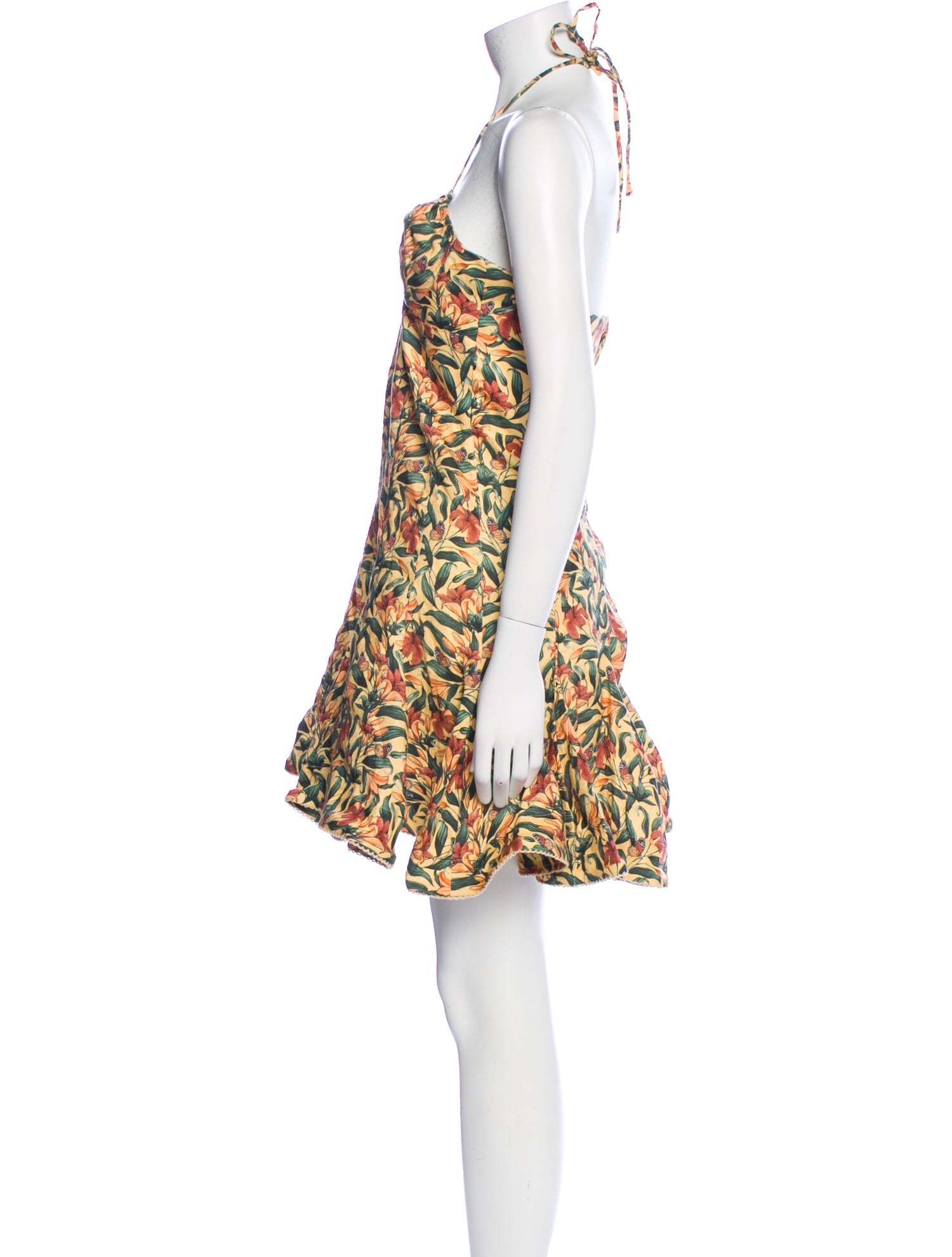 Agua by Agua Bendita Linen Mini Dress