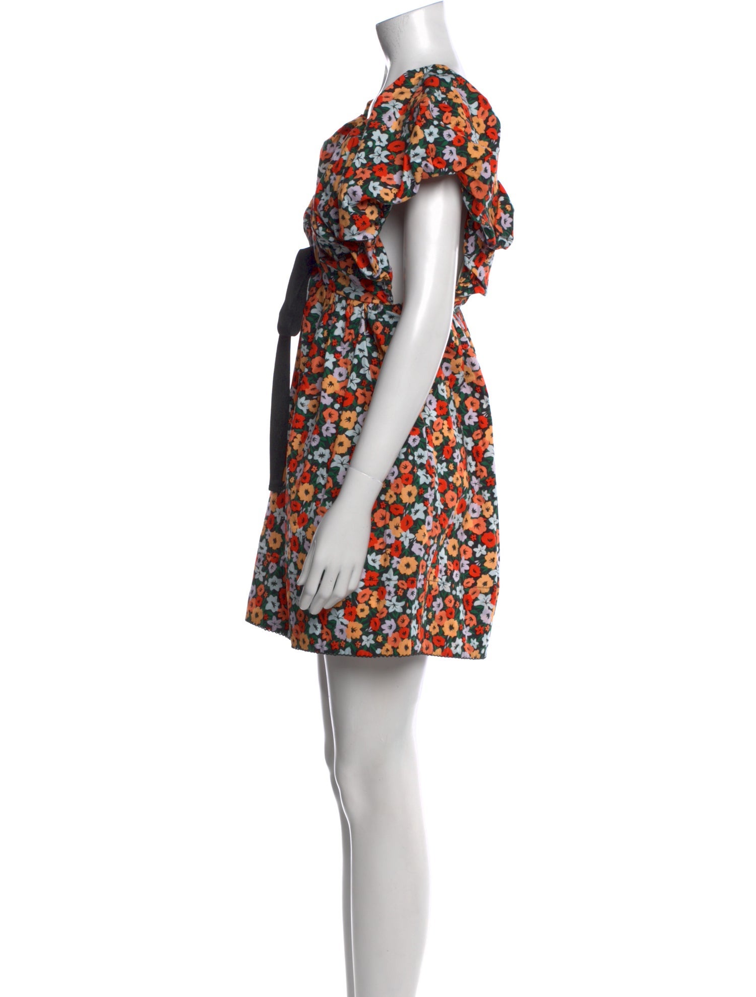 Agua by Agua Bendita Floral Print Mini Dress