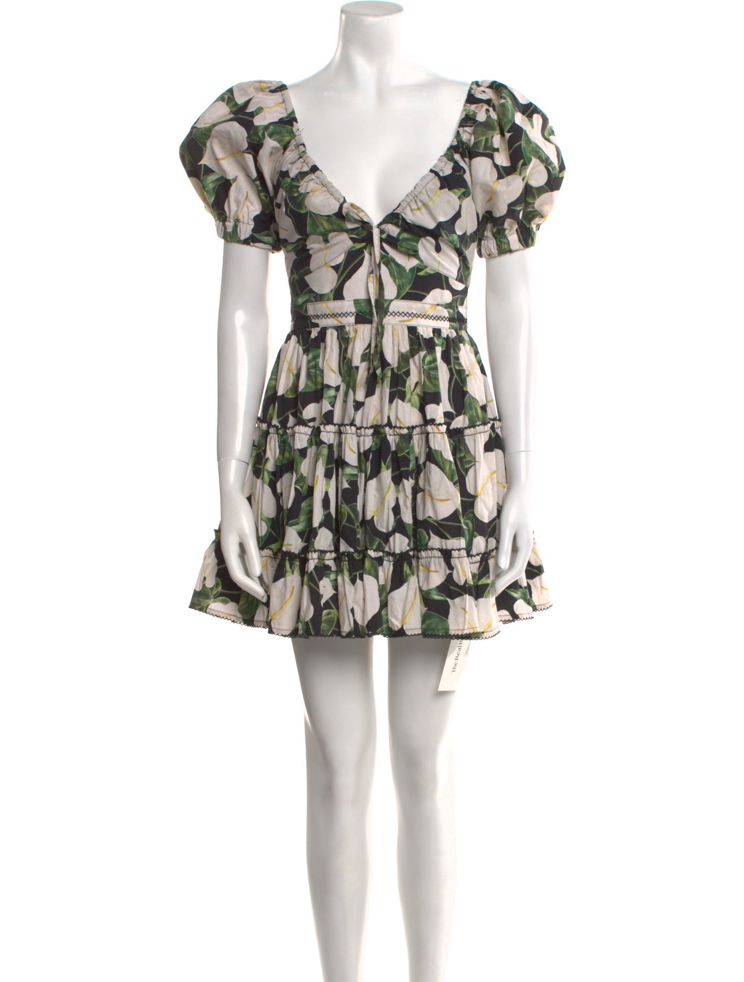 Agua by Agua Bendita Floral Print Mini Dress