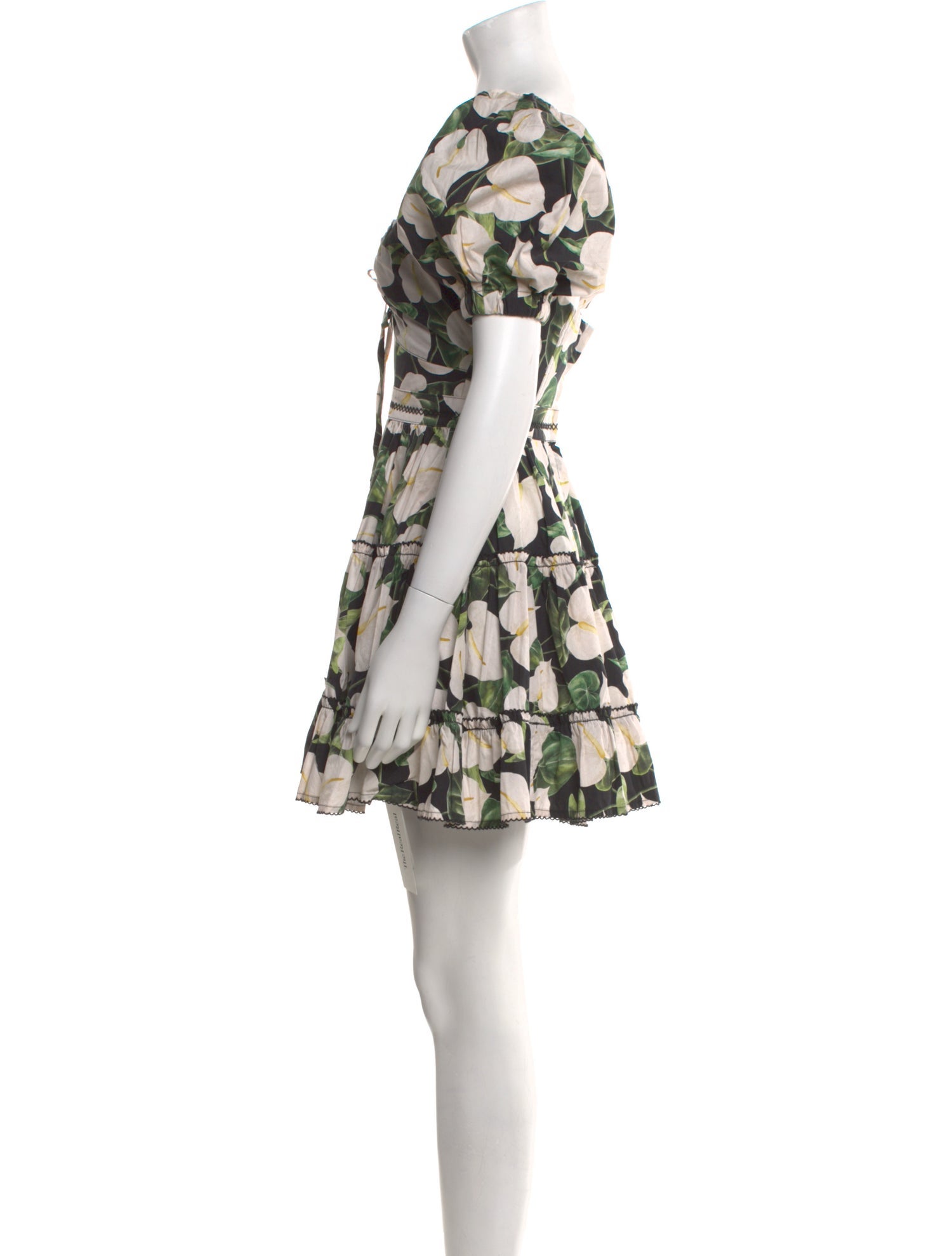 Agua by Agua Bendita Floral Print Mini Dress