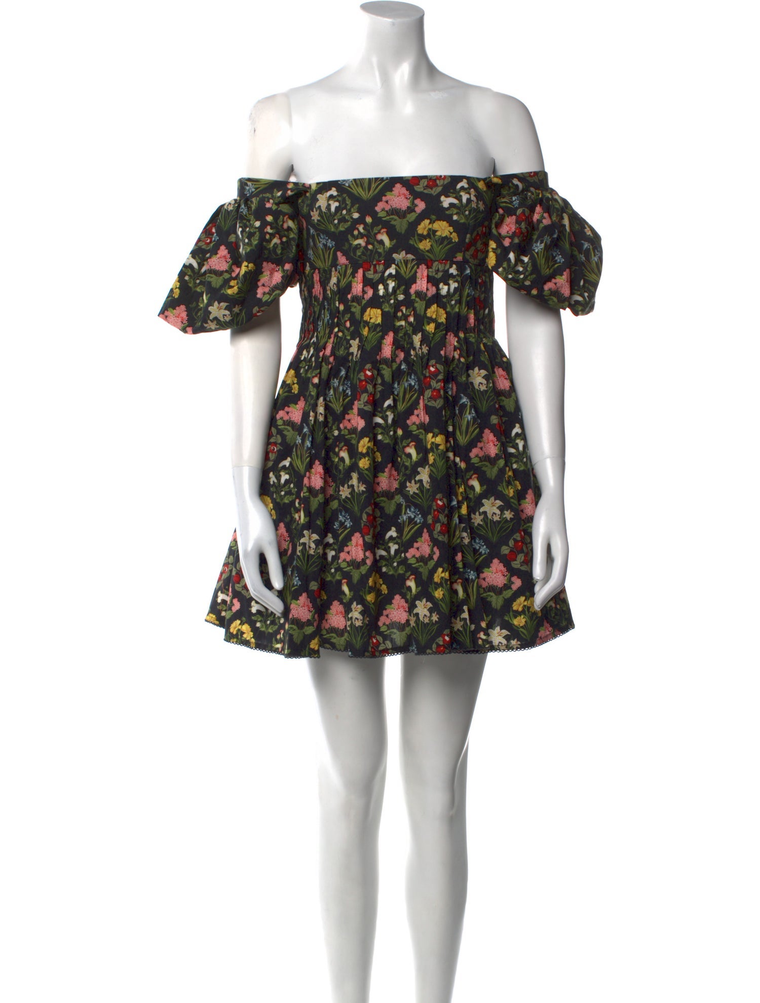 Agua by Agua Bendita Floral Print Mini Dress