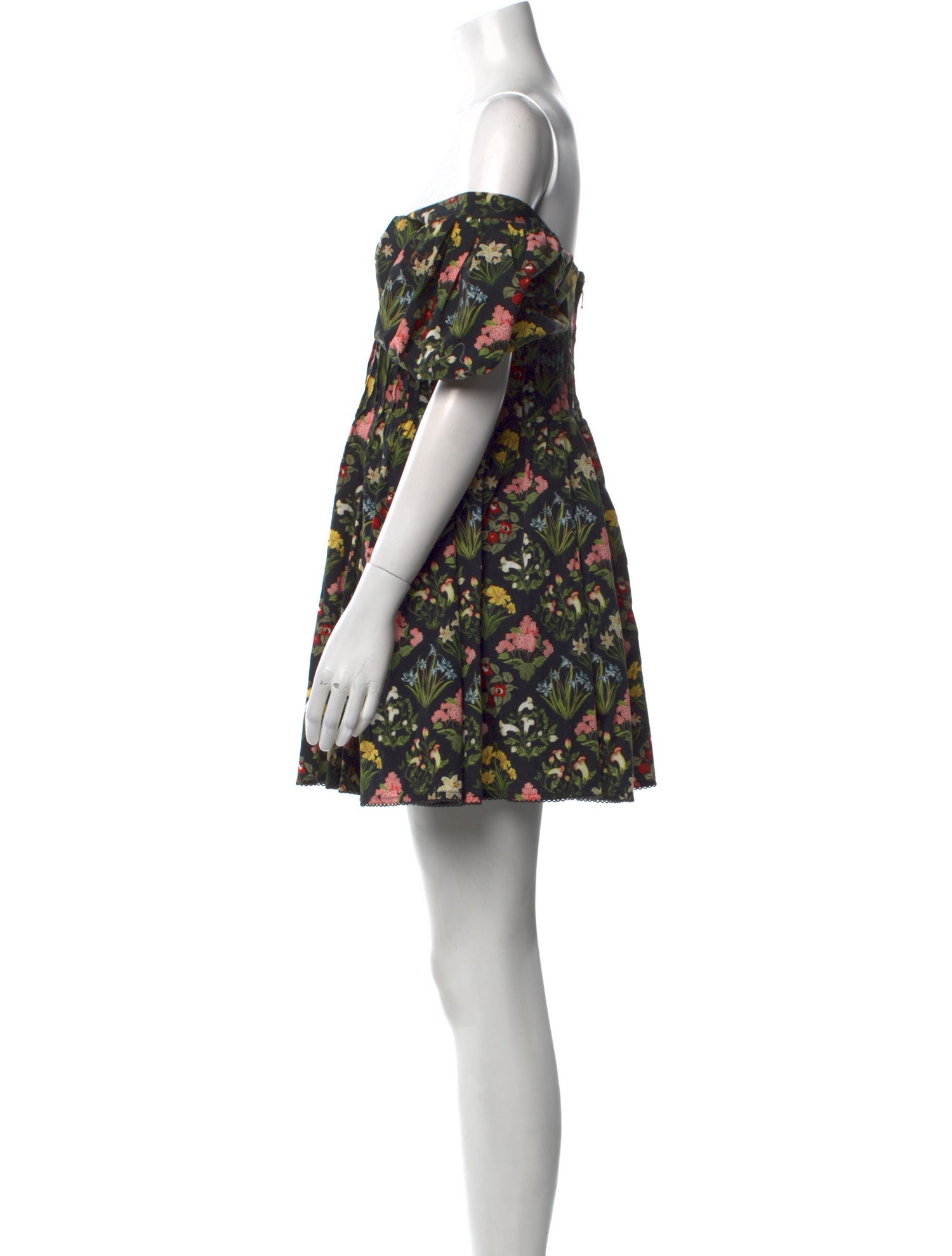 Agua by Agua Bendita Floral Print Mini Dress