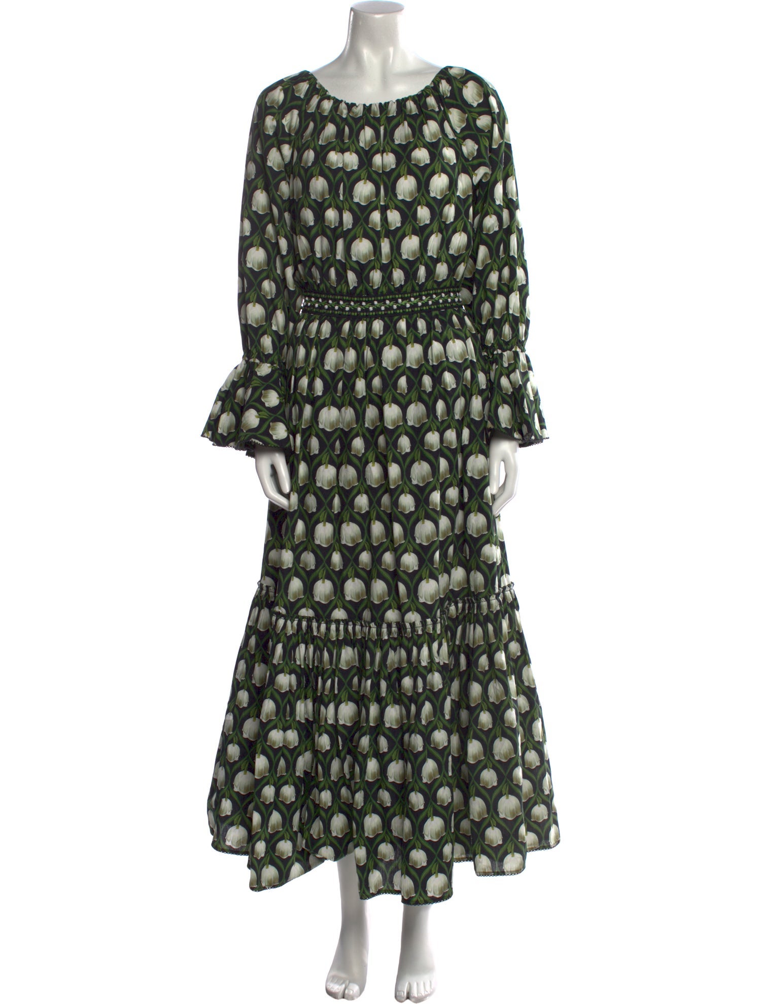 Agua by Agua Bendita Printed Long Dress