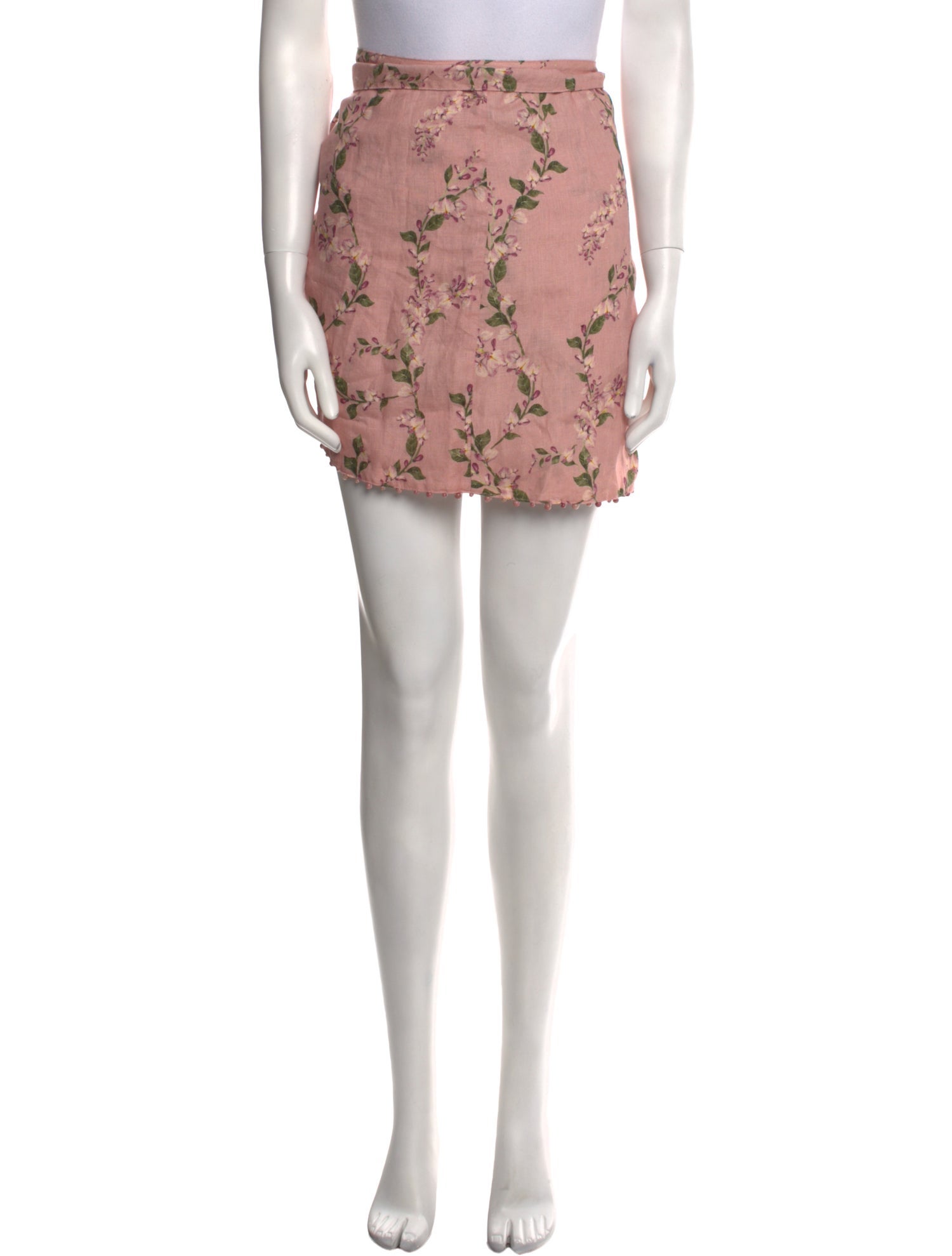 Agua by Agua Bendita Linen Mini Skirt w/ Tags