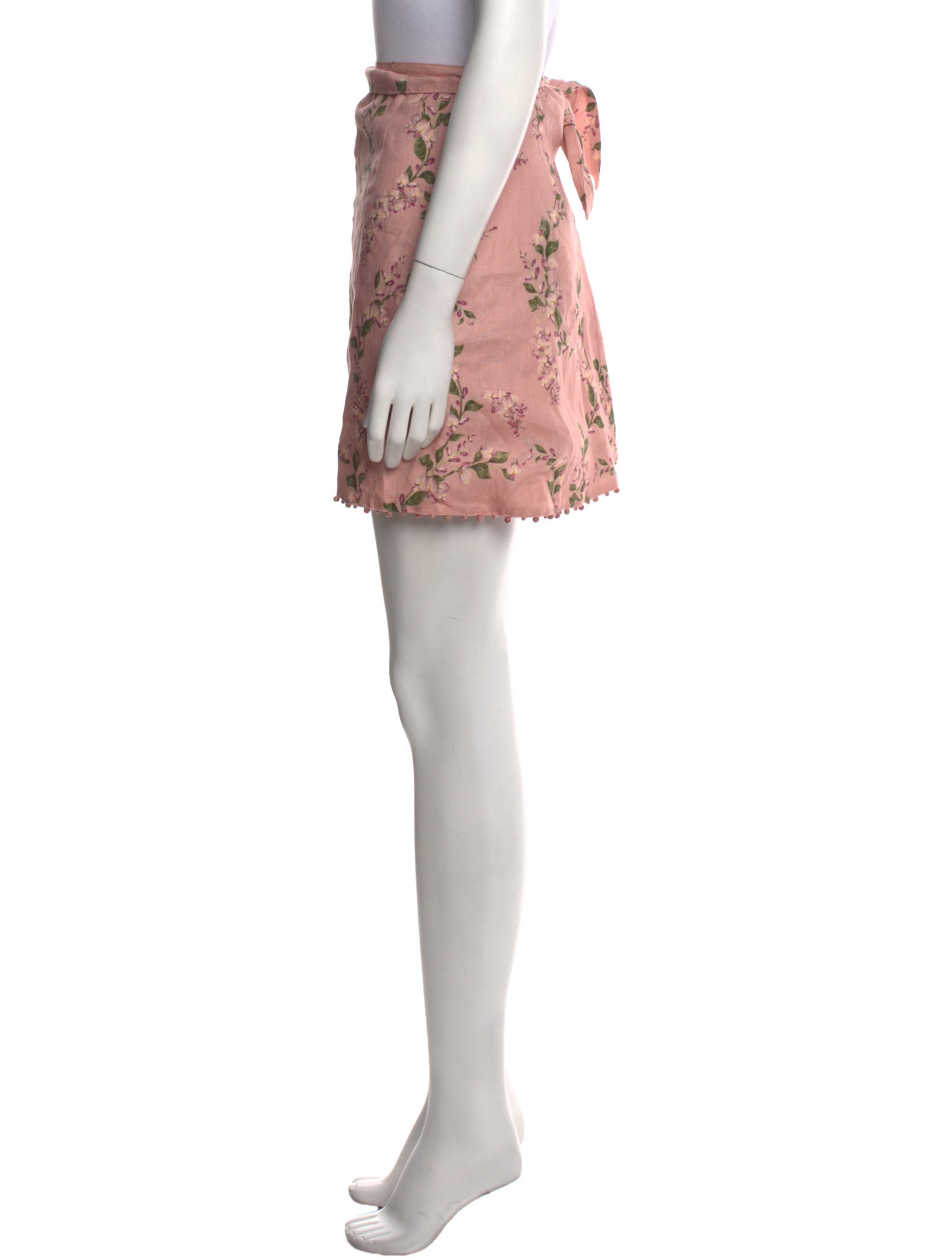 Agua by Agua Bendita Linen Mini Skirt w/ Tags