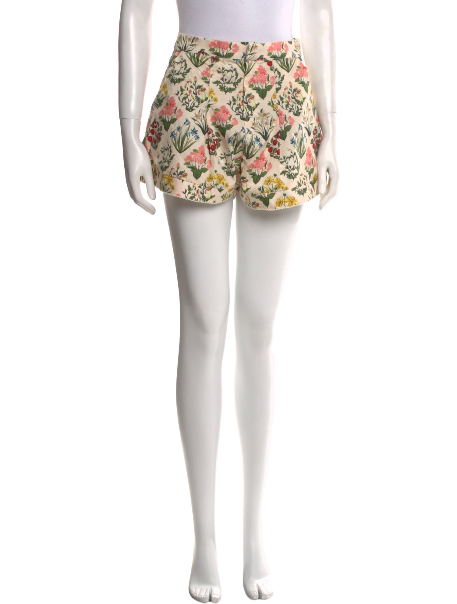 Agua by Agua Bendita Floral Print Mini Shorts