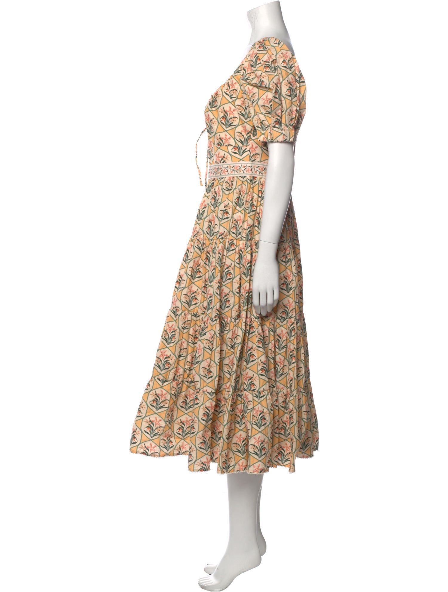 Agua by Agua Bendita Floral Print Long Dress