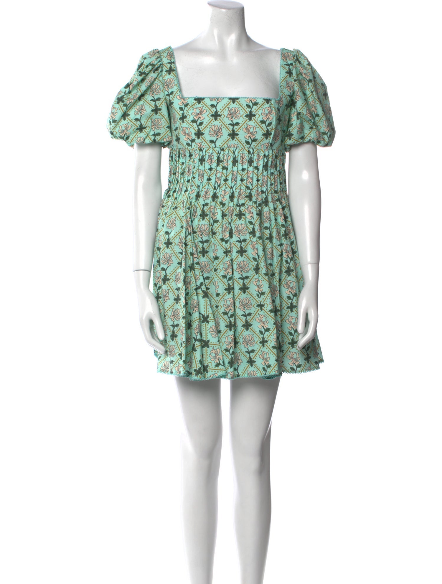 Agua by Agua Bendita Floral Print Mini Dress