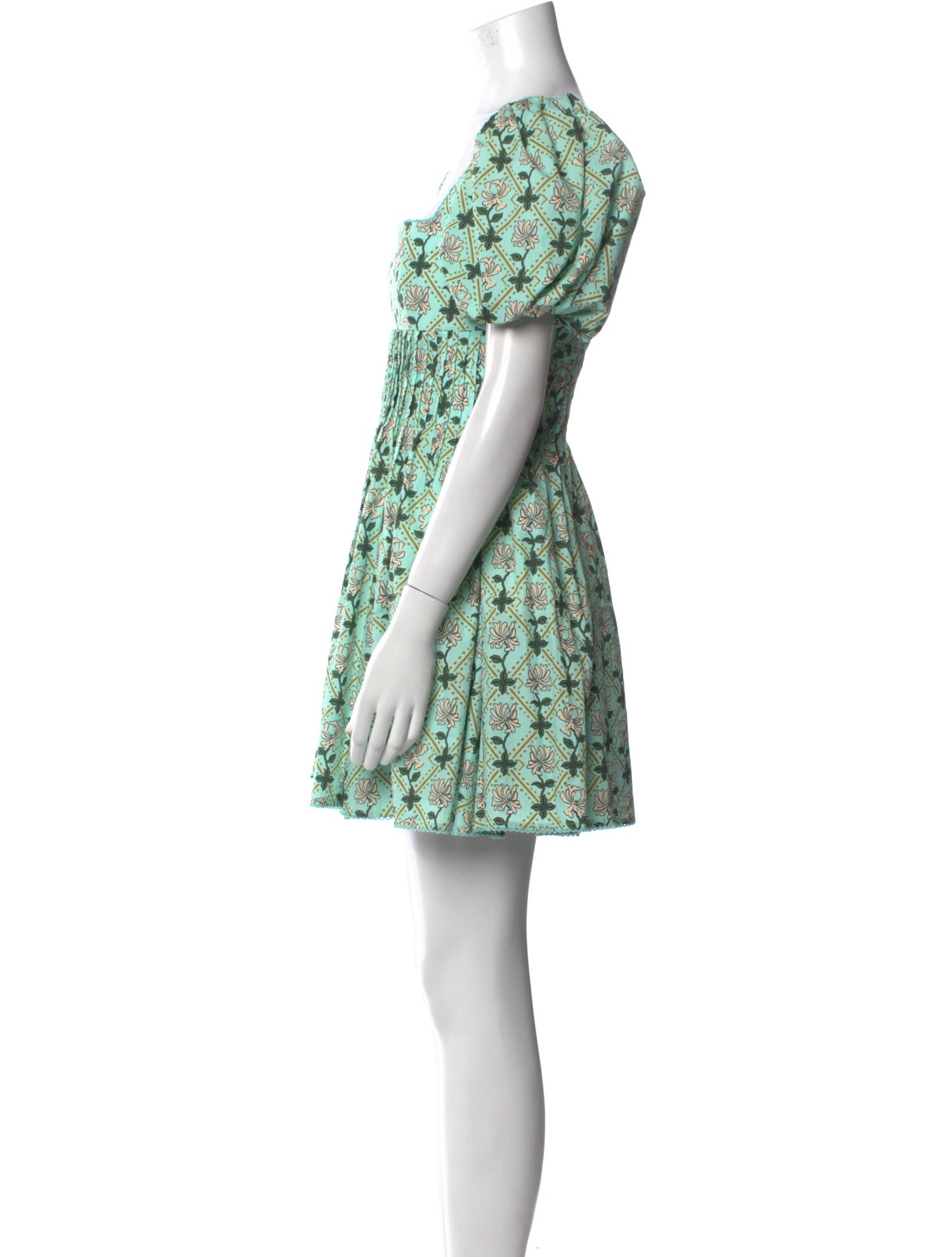 Agua by Agua Bendita Floral Print Mini Dress