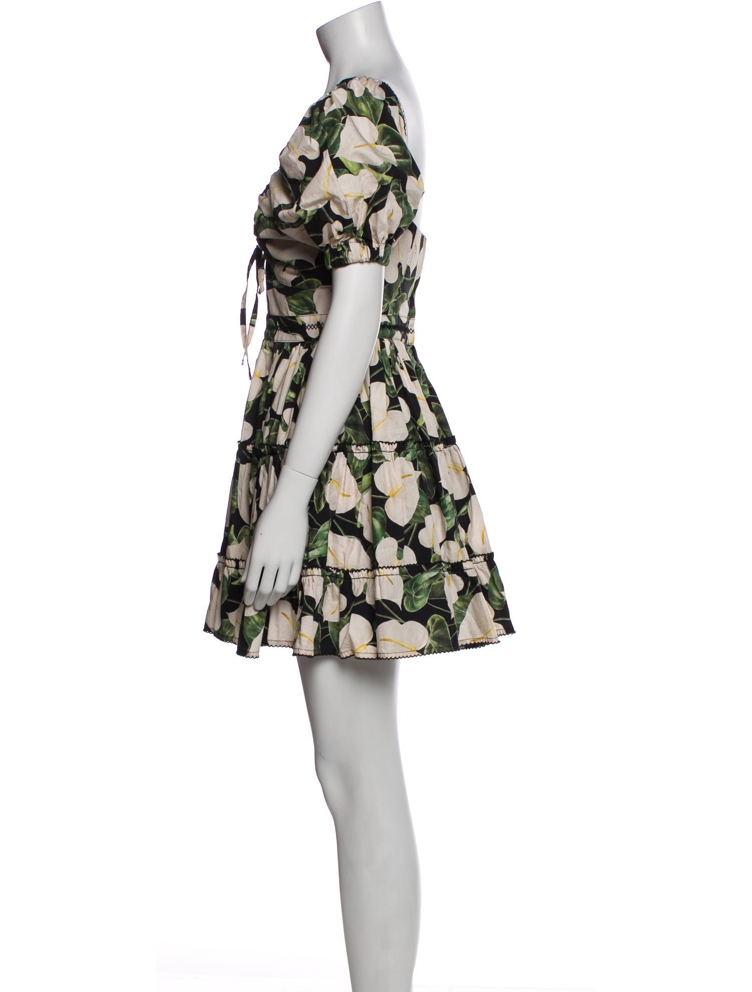 Agua by Agua Bendita Floral Print Mini Dress