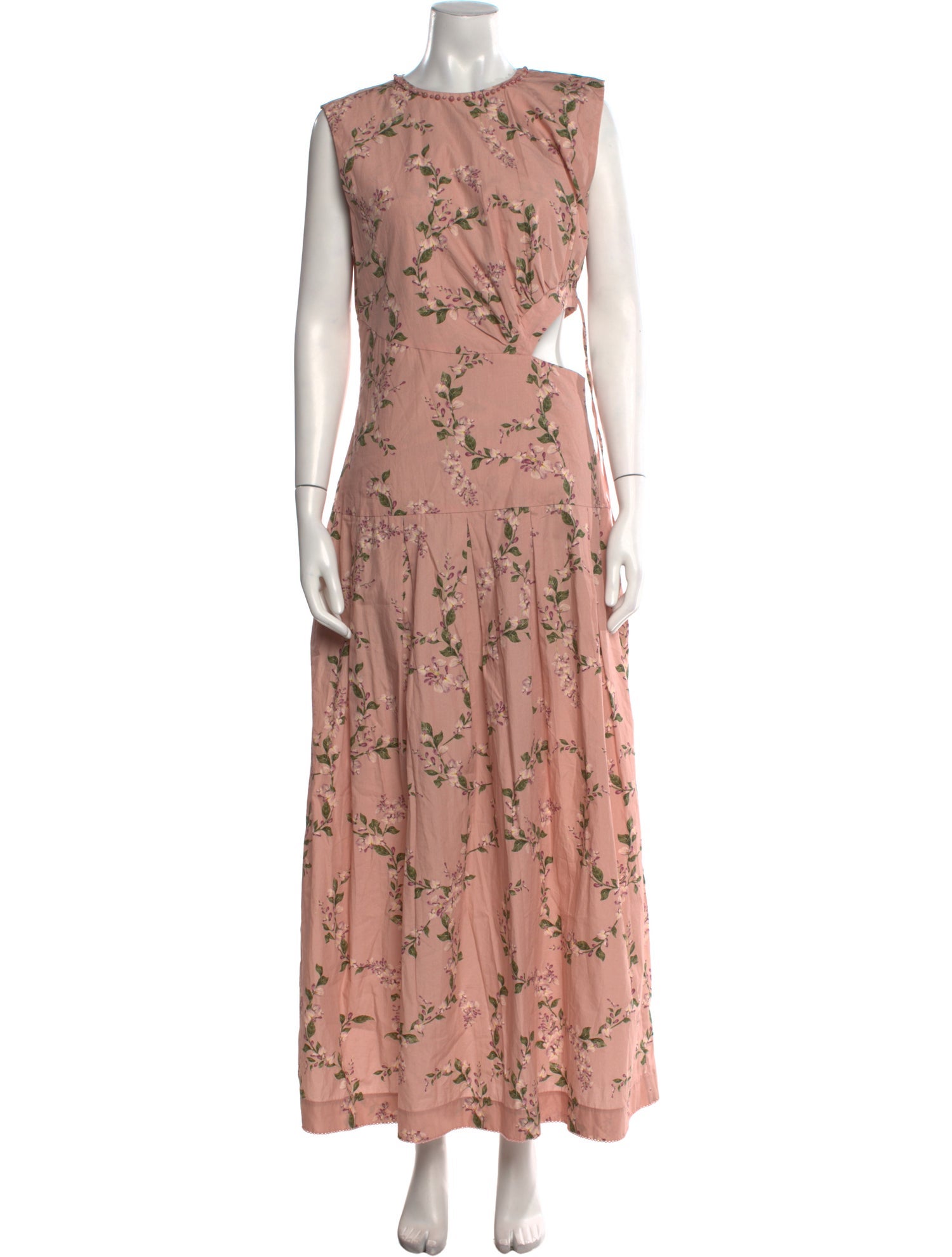 Agua by Agua Bendita Floral Print Long Dress w/ Tags