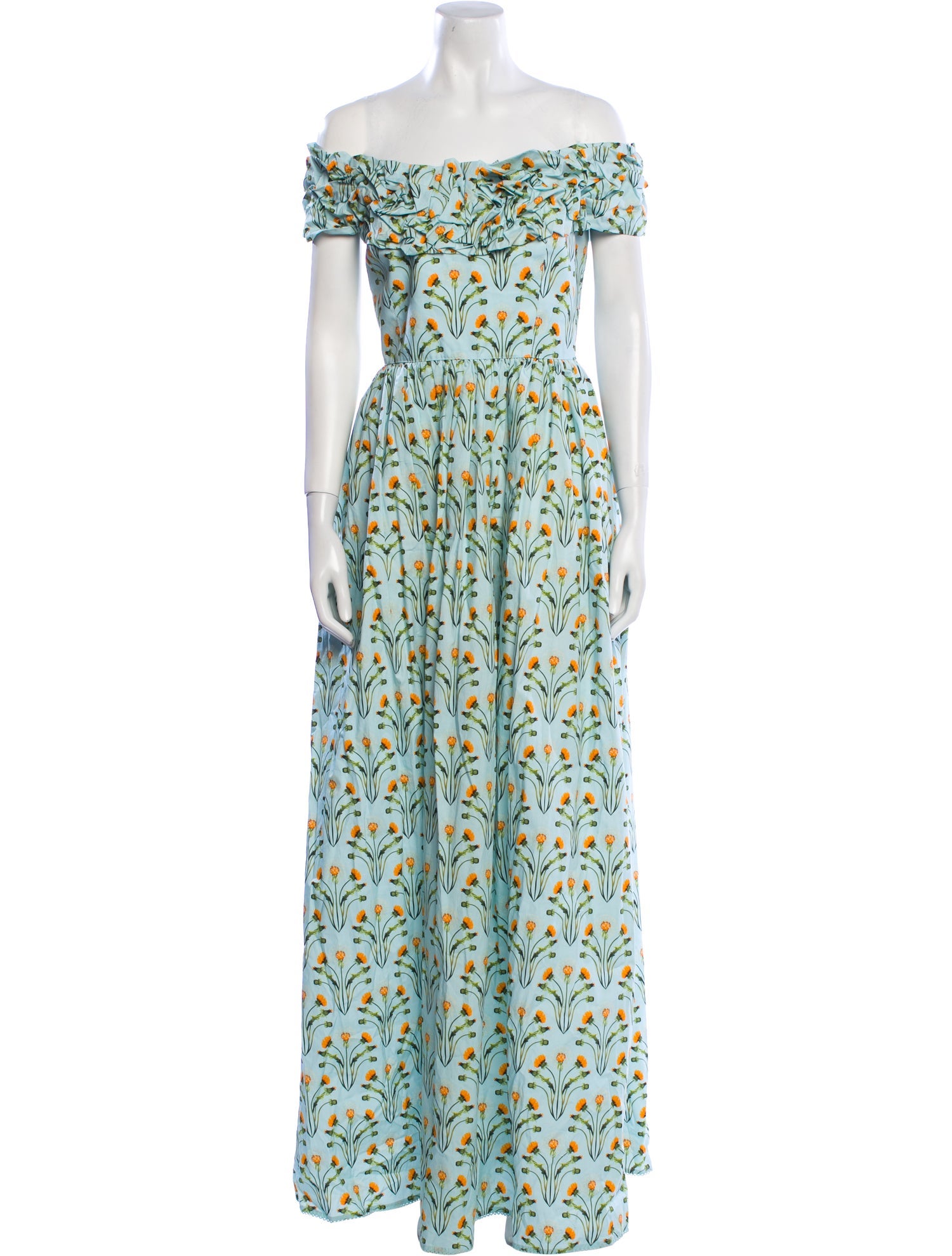 Agua by Agua Bendita Floral Print Long Dress w/ Tags