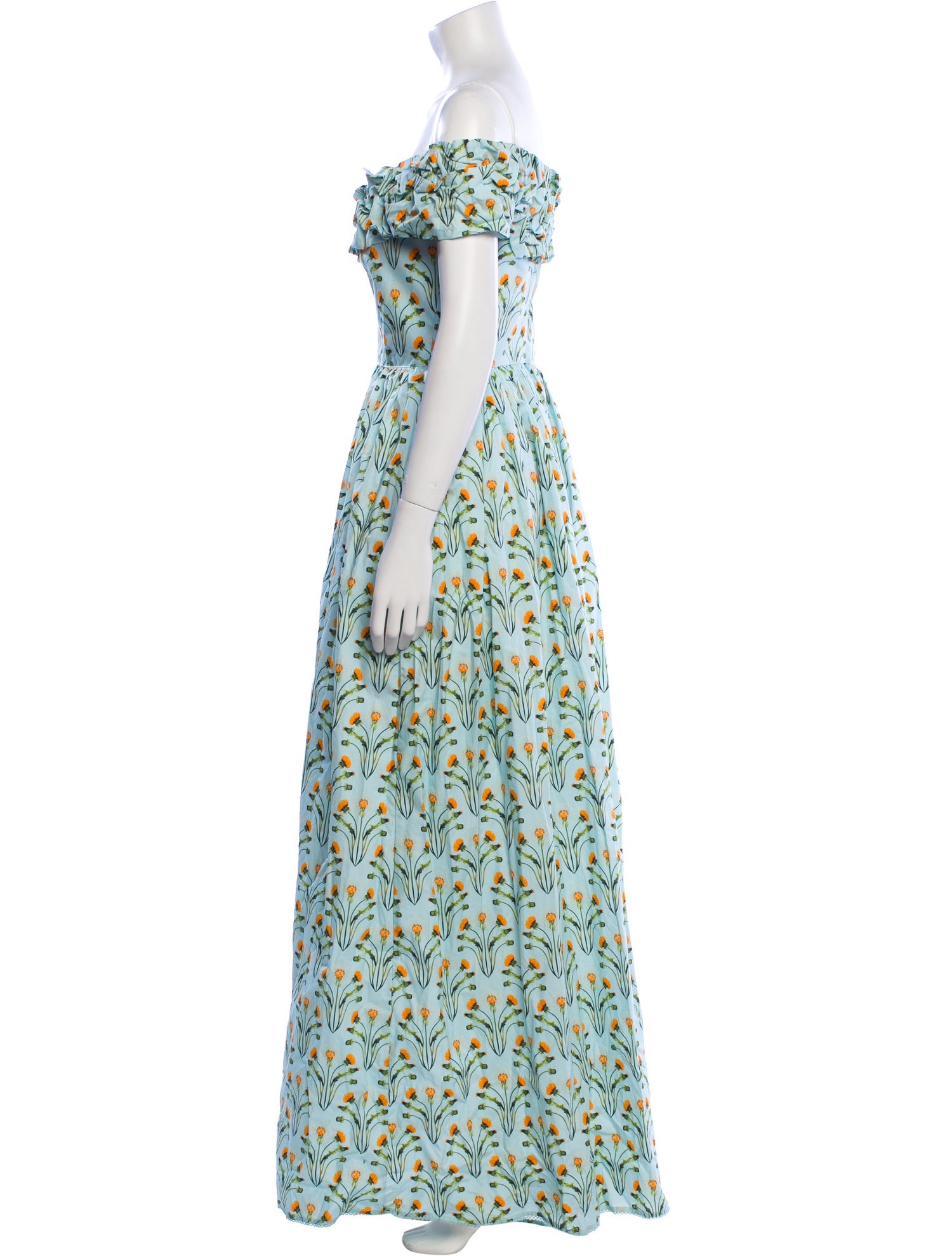 Agua by Agua Bendita Floral Print Long Dress w/ Tags